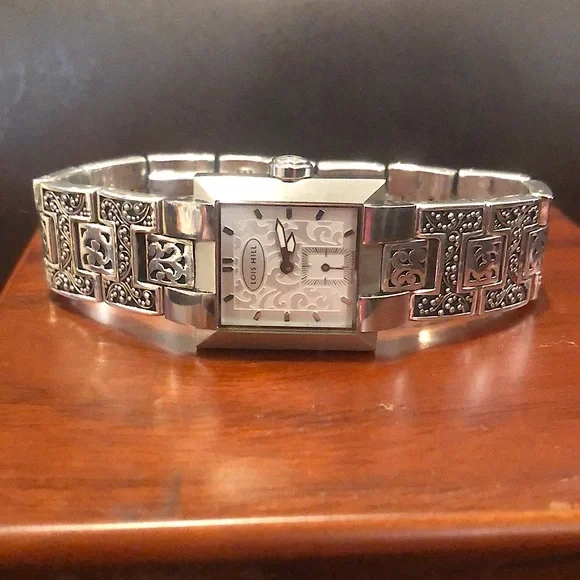 LOIS HILL Sterling Silver Watch Square Face Silver Band Lois Hill | Jewelry | Lois Hill Watch Sterling Silver Band  main image 2